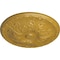 Ekena Millwork Granada Ceiling Medallion (Fits Canopies up to 4 1/4"), 15 3/4"OD x 5/8"P, Iridescent Gold CM16GAIGS - alternate 3